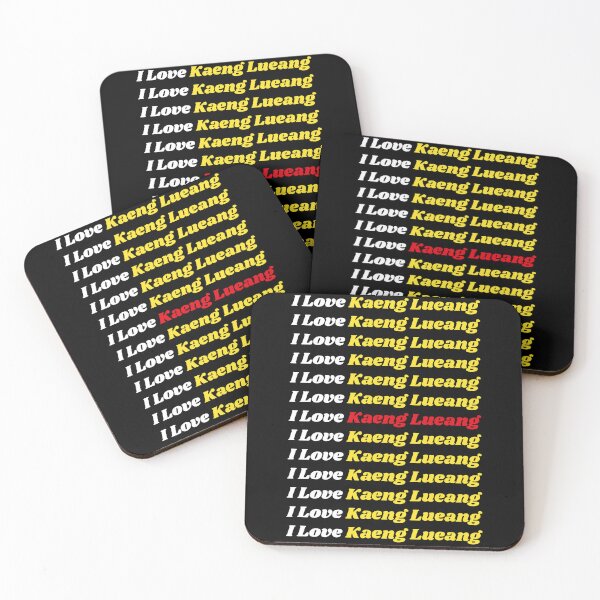 Item preview, Comida tradicional tailandesa 'I Love Kaeng Lueang': delicioso diseño basado en texto designed and sold by Ridiculam Toga.