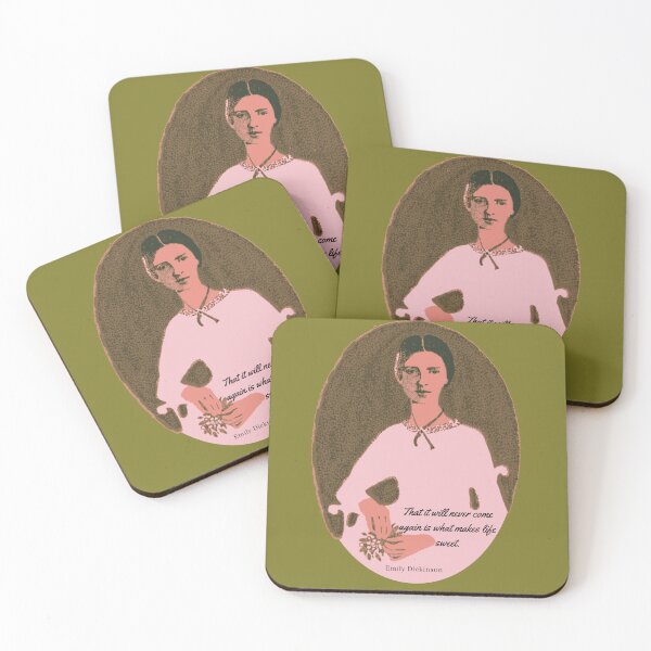 Item preview, Emily Dickinson stamp and quote designed and sold by artbleed.
