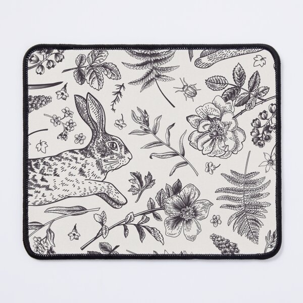 Item preview, Seamless Floral Pattern Rabbits designed and sold by SunMayDown.