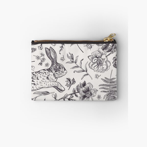 Item preview, Seamless Floral Pattern Rabbits designed and sold by SunMayDown.