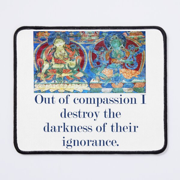 Item preview, Out Of Compassion I Destroy The Darkness - Compassion Quote designed and sold by CrankyOldDude.