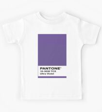 Pantone Colour of the Year 2018 ULTRA VIOLET Swatch Kids T-Shirt