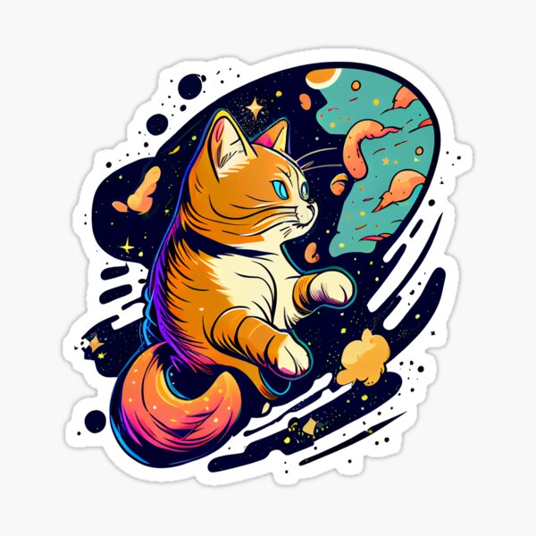 ap lang space cat Sticker by DreamerStore