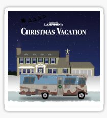 Weihnachtsferienhaus und RV Sticker