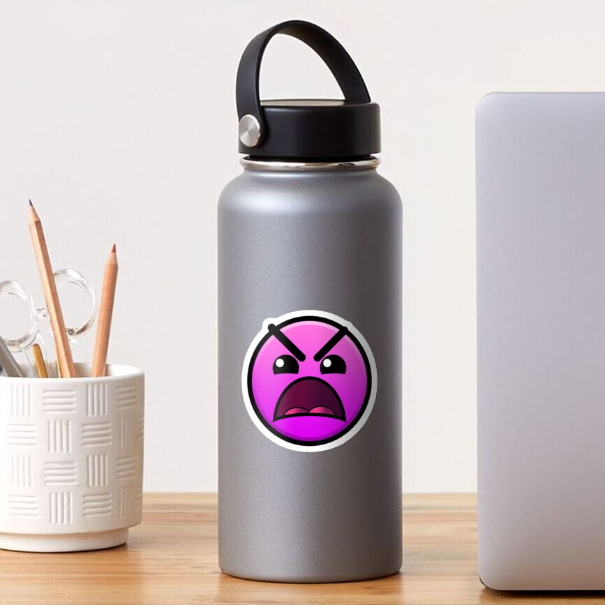 Geometry Dash Insane Sticker For Sale By Corybaxter Redbubble