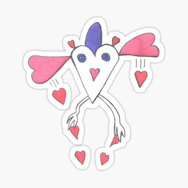 The Valentine Bird of Hartford/Hertford Sticker