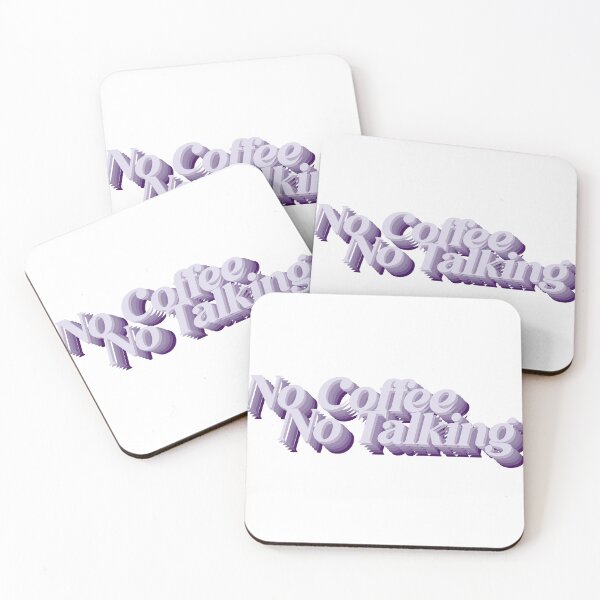 Item preview, no coffee no talking designed and sold by dean-ward4.