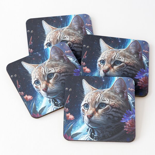 Item preview, Gerard The Bengal Cat Astronaut Cat Space Cat 1 designed and sold by idreamaboutcats.