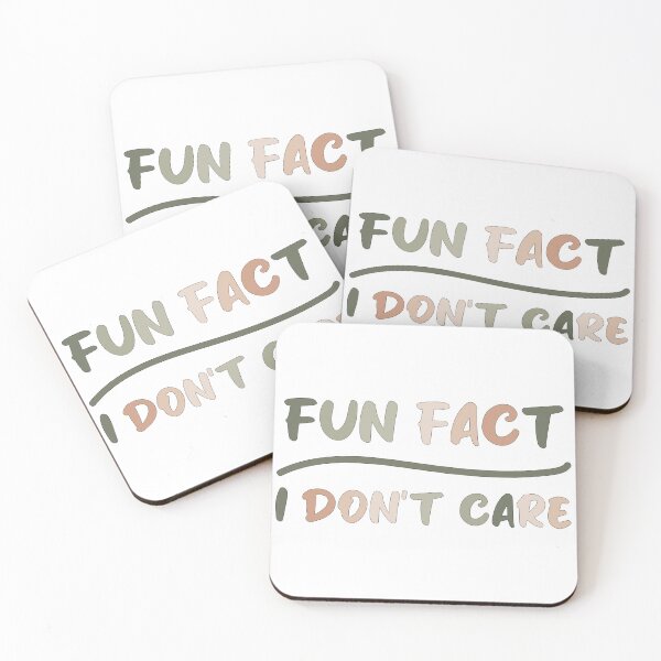 Item preview, Fun fact i don't care - Sarcastic i don't care quote designed and sold by Blonc-ou.