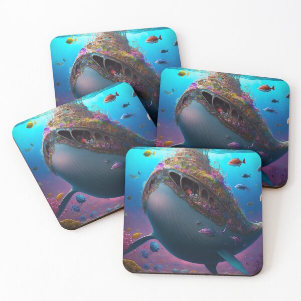 Artikelvorschau, Fantasy Water World Seascape Art 41 – Bunte Cartoon-Reise entworfen und verkauft von Sunchaser World.