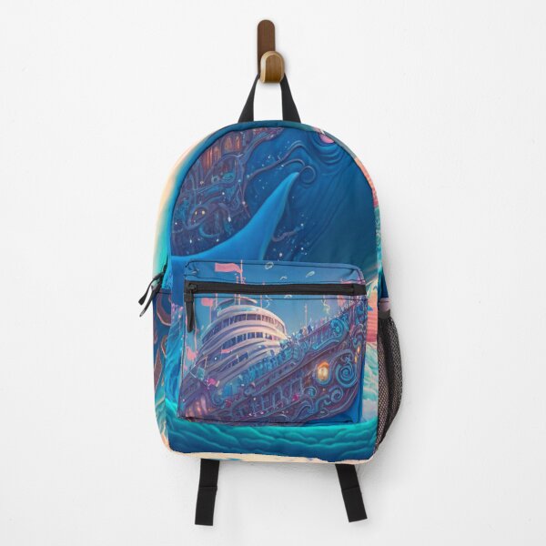 Item preview, Fantasy Water World Seascape Art 40 - Colorful Cartoon Travel designed and sold by Sunchaser World.