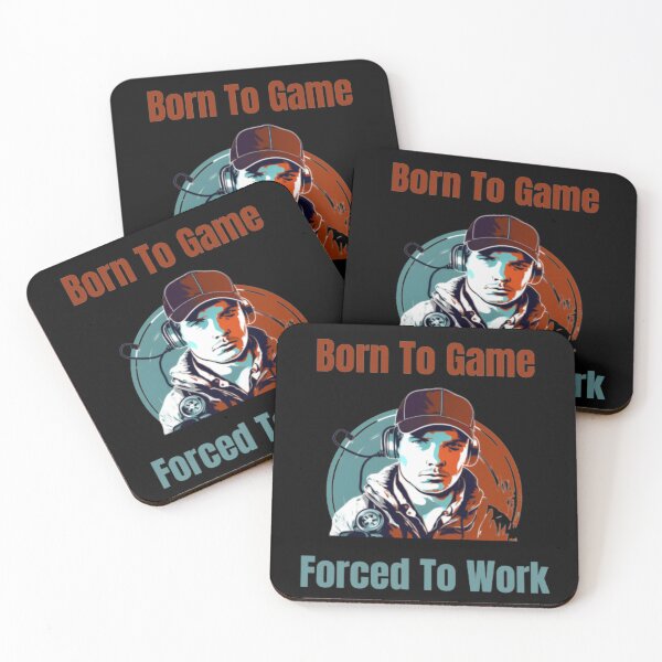 Item preview, Born to Game Forced  designed and sold by Uppercreate.
