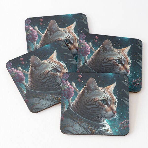 Item preview, Gerard The Bengal Cat Astronaut Cat Space Cat 2 designed and sold by idreamaboutcats.