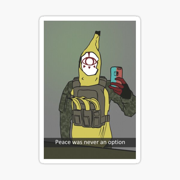 Guerra de Yiga Banana Pegatina