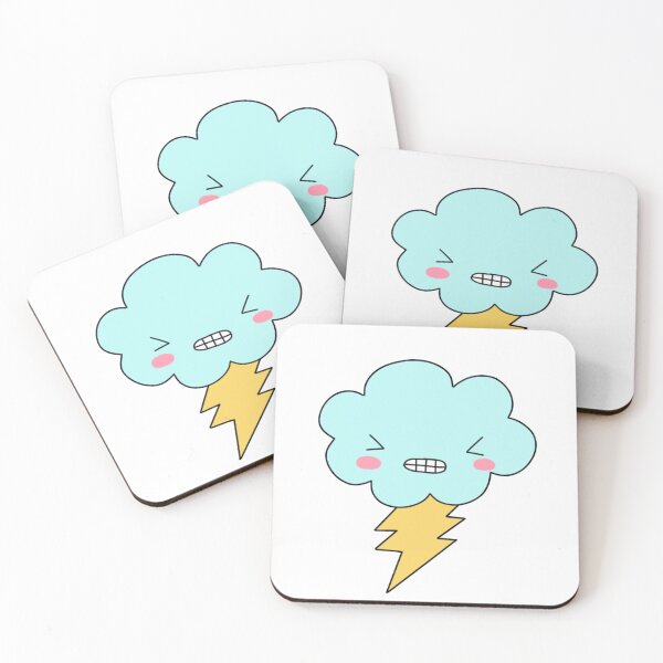 Item preview, Kawaii Storm Cloud designed and sold by Kody Burns.