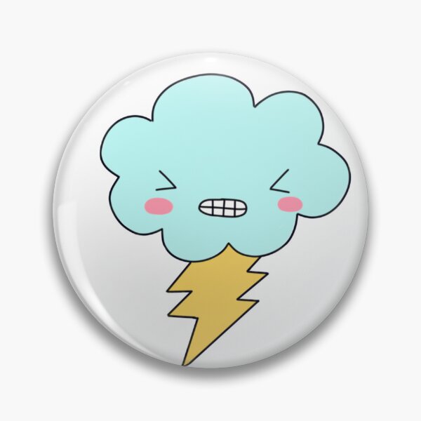 Item preview, Kawaii Storm Cloud designed and sold by Kody Burns.