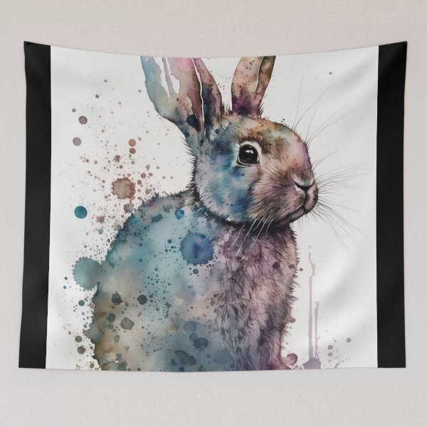 Item preview, Watercolors animals - The rabbit designed and sold by AB9-Designs.
