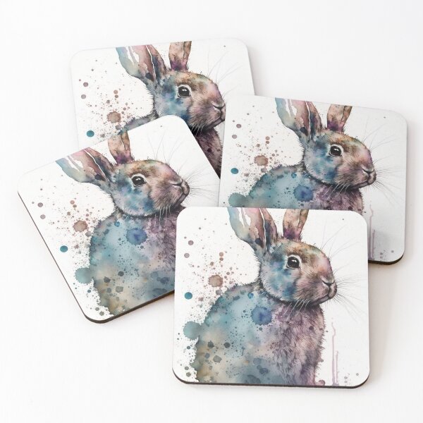 Item preview, Watercolors animals - The rabbit designed and sold by AB9-Designs.