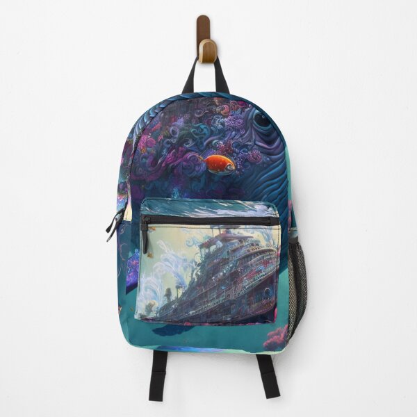 Artikelvorschau, Fantasy Water World Seascape Art 42 – Bunte Cartoon-Reise entworfen und verkauft von Sunchaser World.