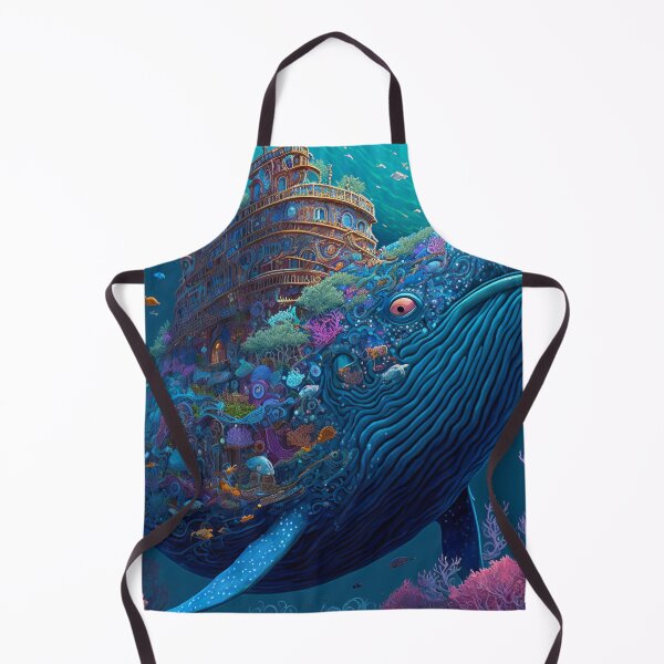 Item preview, Fantasy Water World Seascape Art 45 - Colorful Cartoon Travel designed and sold by Sunchaser World.