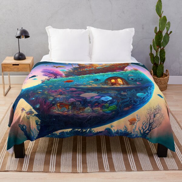 Artikelvorschau, Fantasy Water World Seascape Art 47 – Bunte Cartoon-Reise entworfen und verkauft von Sunchaser World.