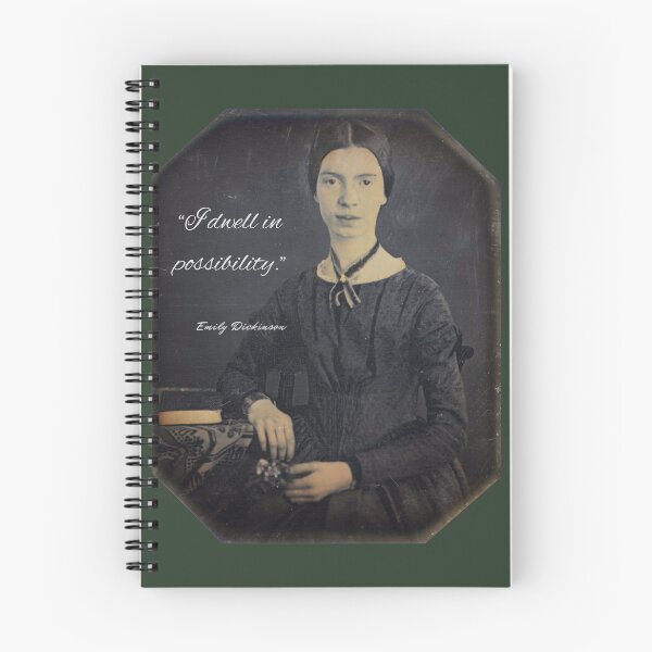 Item preview, Emily Dickinson portrait and quote: I dwell in possibility designed and sold by artbleed.