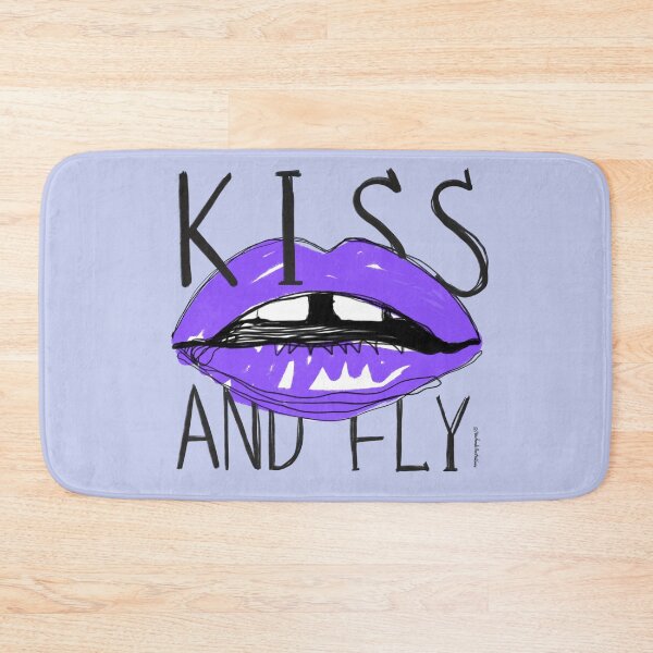 Item preview, KISS AND FLY / royal purple and lavanda designed and sold by Itsdomd.