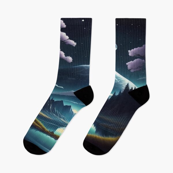 Item preview, Starry Mountain Lake designed and sold by D3monic.