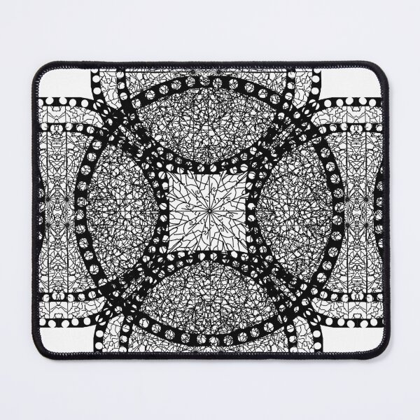 Item preview, Black and White Circles and Webbing Pattern designed and sold by designs-by-ann.
