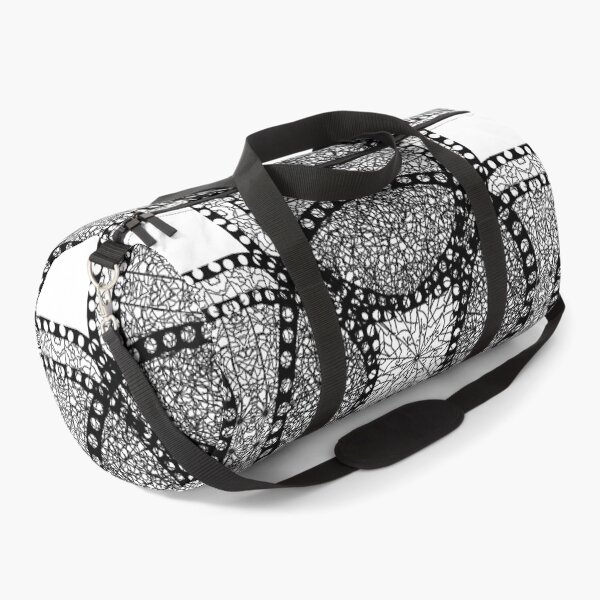 Item preview, Black and White Circles and Webbing Pattern designed and sold by designs-by-ann.