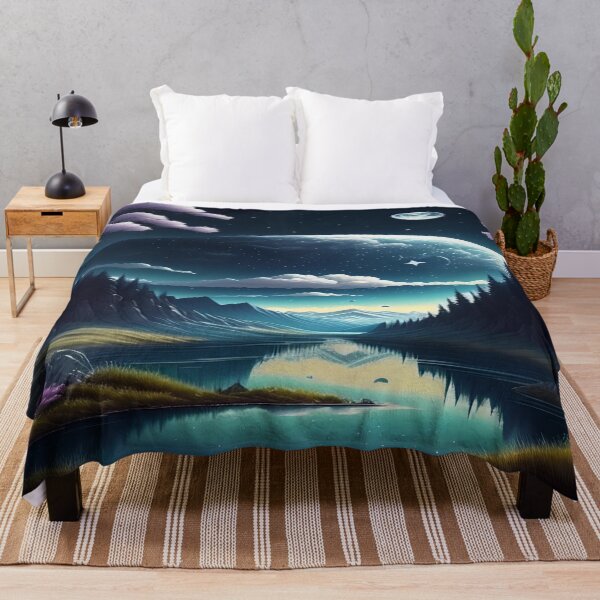 Item preview, Starry Mountain Lake designed and sold by D3monic.