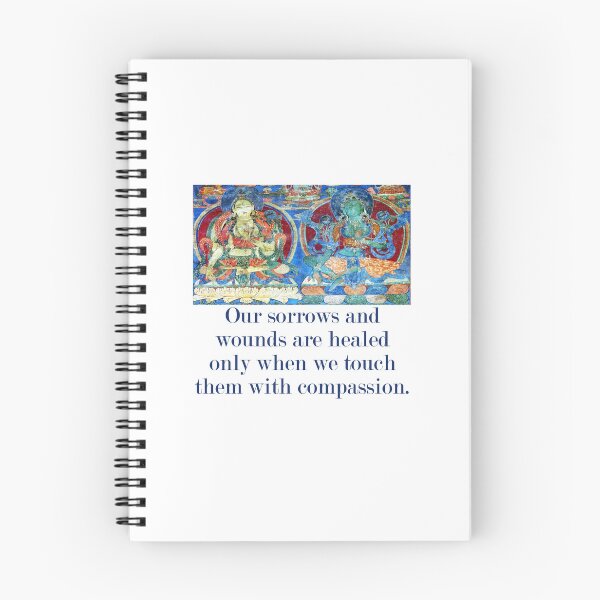 Item preview, Our Sorrows And Wounds Are Healed - Compassion Quote  designed and sold by CrankyOldDude.