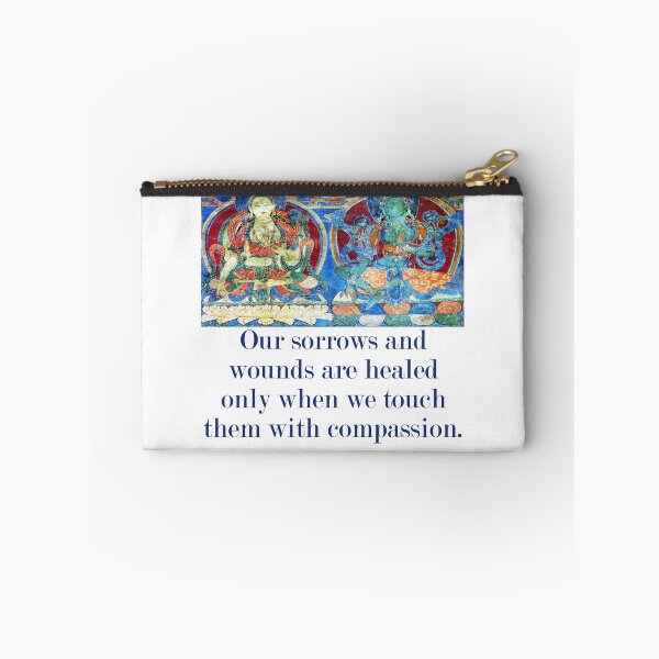 Item preview, Our Sorrows And Wounds Are Healed - Compassion Quote  designed and sold by CrankyOldDude.
