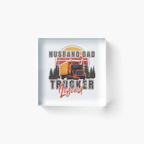 Item preview, Big loads rig trucker vintage, Husband Dad Trucker Legend designed and sold by HomeCoquette.