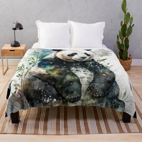 Aperçu de l'œuvre Animaux à l'aquarelle - Le panda créée et vendue par AB9-Designs.