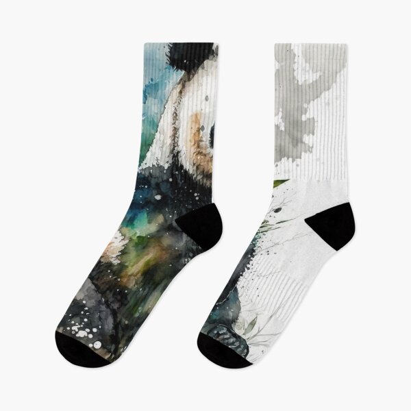 Aperçu de l'œuvre Animaux à l'aquarelle - Le panda créée et vendue par AB9-Designs.