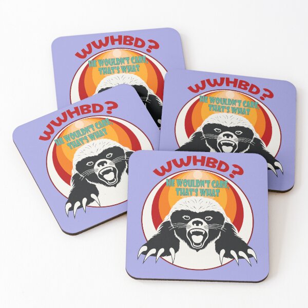 Item preview, WWHBD ? funny badger meme designed and sold by Deco-Design.