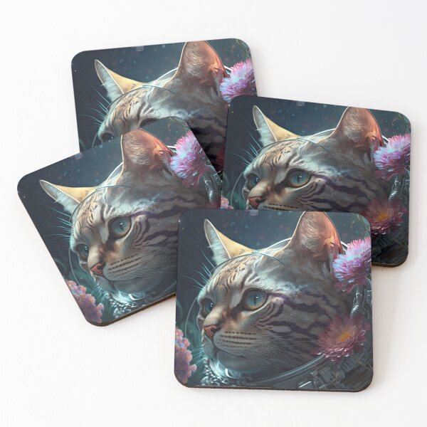 Item preview, Gerard The Bengal Cat Astronaut Cat Space Cat 6 designed and sold by idreamaboutcats.