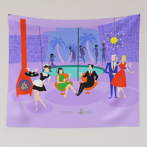 Item preview, Retro Tropical Cocktail Party  designed and sold by StrangeLilOnion.