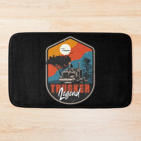 Item preview, 18 wheeler truck vintage badge ,Trucker Legend designed and sold by HomeCoquette.