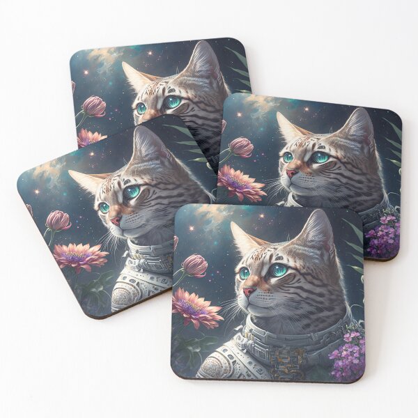 Item preview, Gerard The Bengal Cat Astronaut Cat Space Cat 7 designed and sold by idreamaboutcats.
