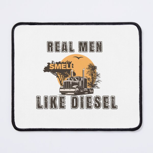 Item preview, Real men smell like diesel, Husband Dad Trucker Legend designed and sold by HomeCoquette.