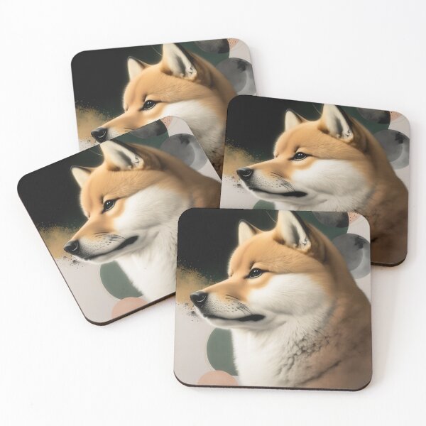 Item preview, Shiba Inu dog in muted color designed and sold by glanced2677.