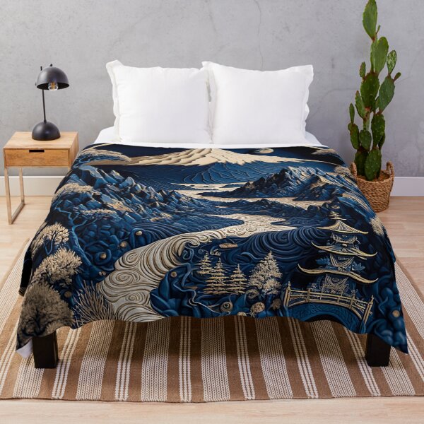 Item preview, Landscape  Chinese Japanese style Rinpa painting sticker designed and sold by PhiloSophyEye.