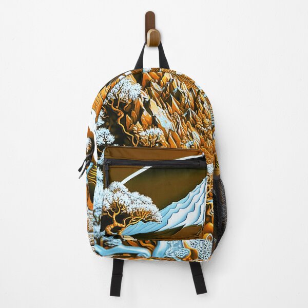 Item preview, Landscape Chinese Japanese style Rinpa painting sticker designed and sold by PhiloSophyEye.