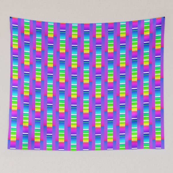 Item preview, Bright geometric maximalism pattern | vibrant bright pattern designed and sold by lausn.