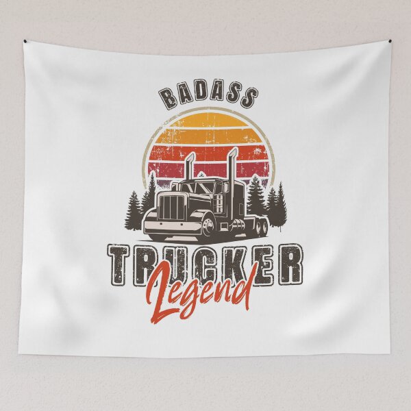 Item preview, Badass Trucker Legend designed and sold by HomeCoquette.