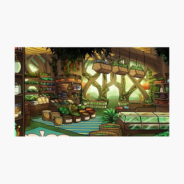 Tattered Weave Backgrounds: Elven Cuisine Photographic Print