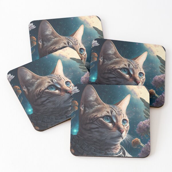 Item preview, Gerard The Bengal Cat Astronaut Cat Space Cat 11 designed and sold by idreamaboutcats.