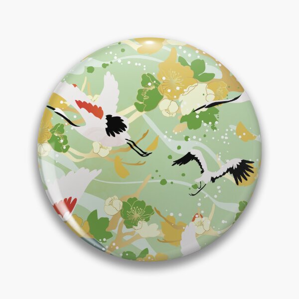 Artikelvorschau, traditional classical auspicious peach blossom crane entworfen und verkauft von UnaWu533.